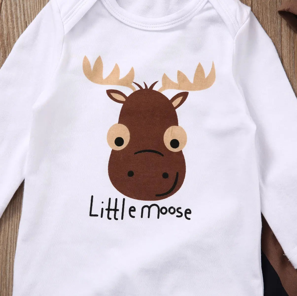 Citgeett Autumn Baby Boy Clothing Sets Xmas Newborn Baby Boy Girls Clothes Long Sleeve Romper Jumpsuit Long Pants +hat Outfits