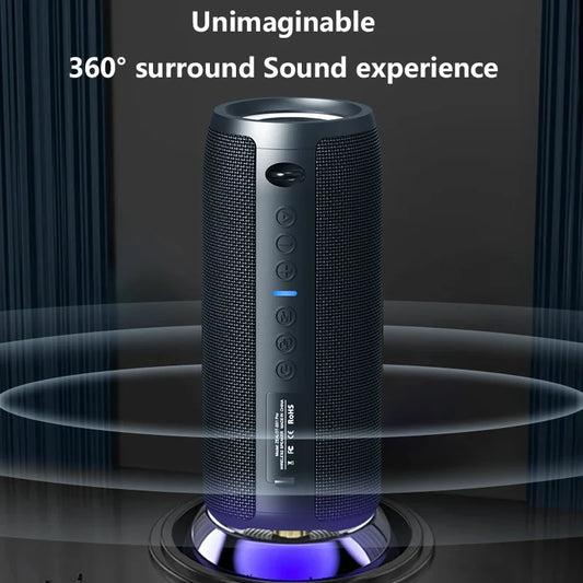 ZEALOT S51 Pro 40W Wireless Speakers, Outdoor Portable Subwoofer Speaker, Waterproof IPX 6, Dual Pairing,5200mAh Battery.