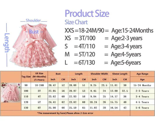 K-Pop Hunters Zoey Mira Rumi Girl Long Sleeve Princess Dress Butterfly Kid Casual Spring Beautiful Birthday Party Dress 2-6Y
