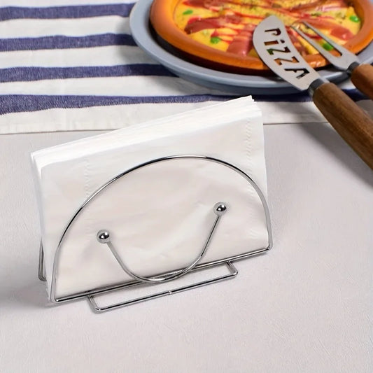1pc Kitchen & Café, Simple Storage Solution, Cafe Decor Item|Elegant Table Accessory|Napkin Organizer, Napkin Holder for Table