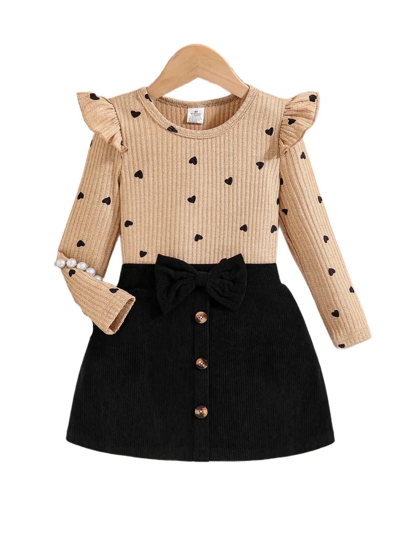 2-Piece Set for Girls in Spring and Autumn: