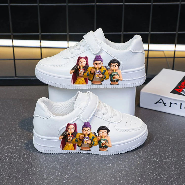 Kpop Demon Hunters Shoes Kids Sport Shoes Disney Children Casual Sneakers Basket Shoes Size 26-37