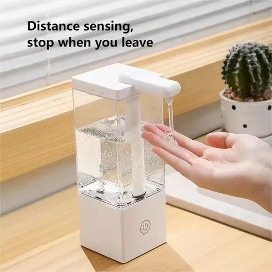 490ml Automatic Liquid Soap Dispensers Recharge Sensor Hand Sanitizer Machine for Kitchen Bathroom Shampoo Shower Gel Detergent