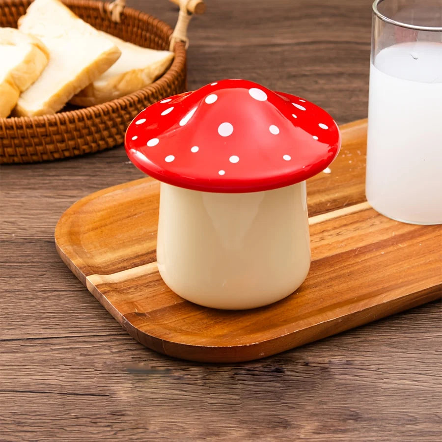 1pc Speckled White Butter Crock with Lid for Countertop - Ceramic French Butter Dish for Spreadable Soft Butter
