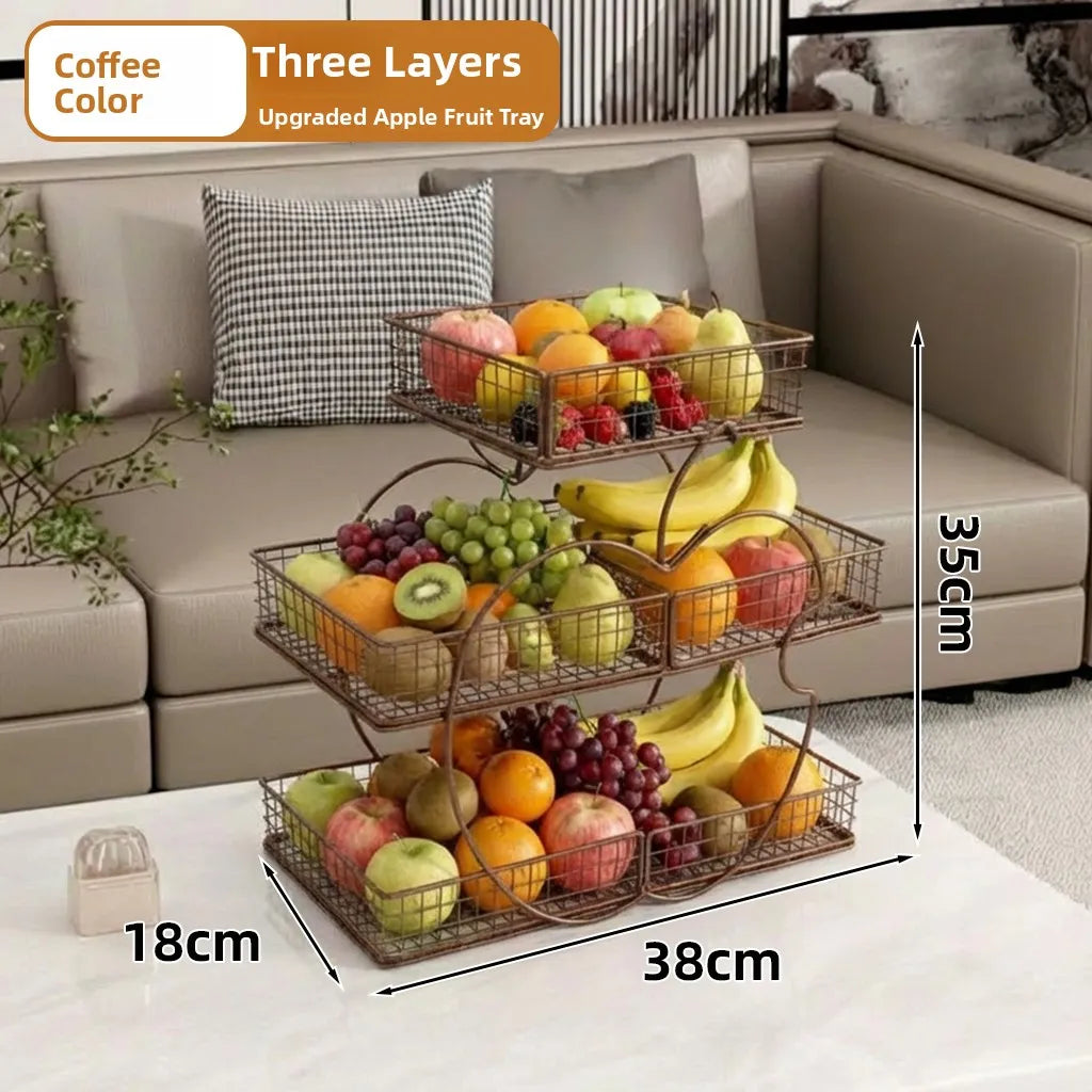 Luxury Fruit Tray Elegant Candy Display Plate Sofa Table Snack High Aesthetic Value Dry Fruit Tray Neifeng Storage Organizer
