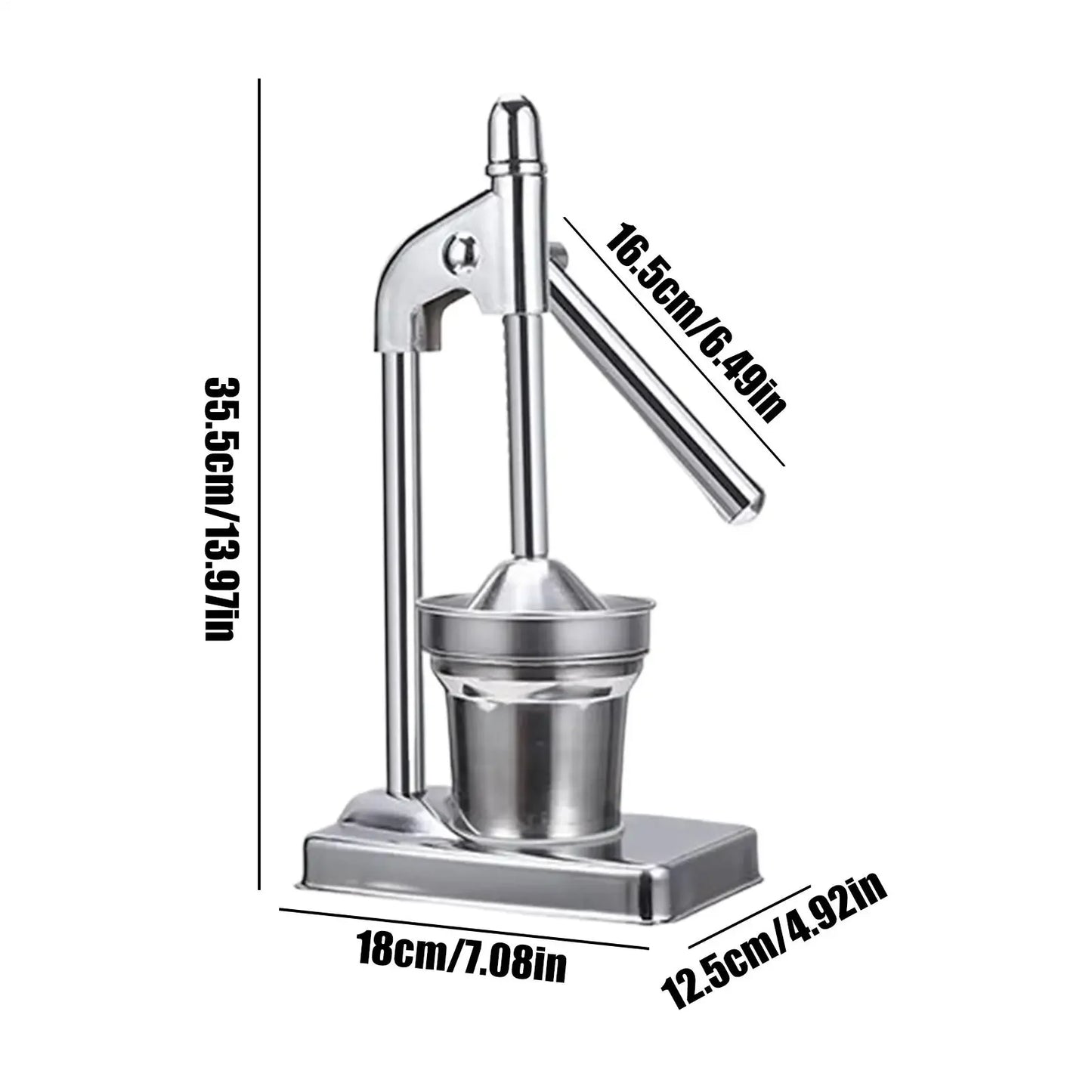 Stainless Steel Manual Juicer Handheld Vegetable Fruit Orange Juice Maker Home Squeezer Extractor Citrus Press Kitchen Tools