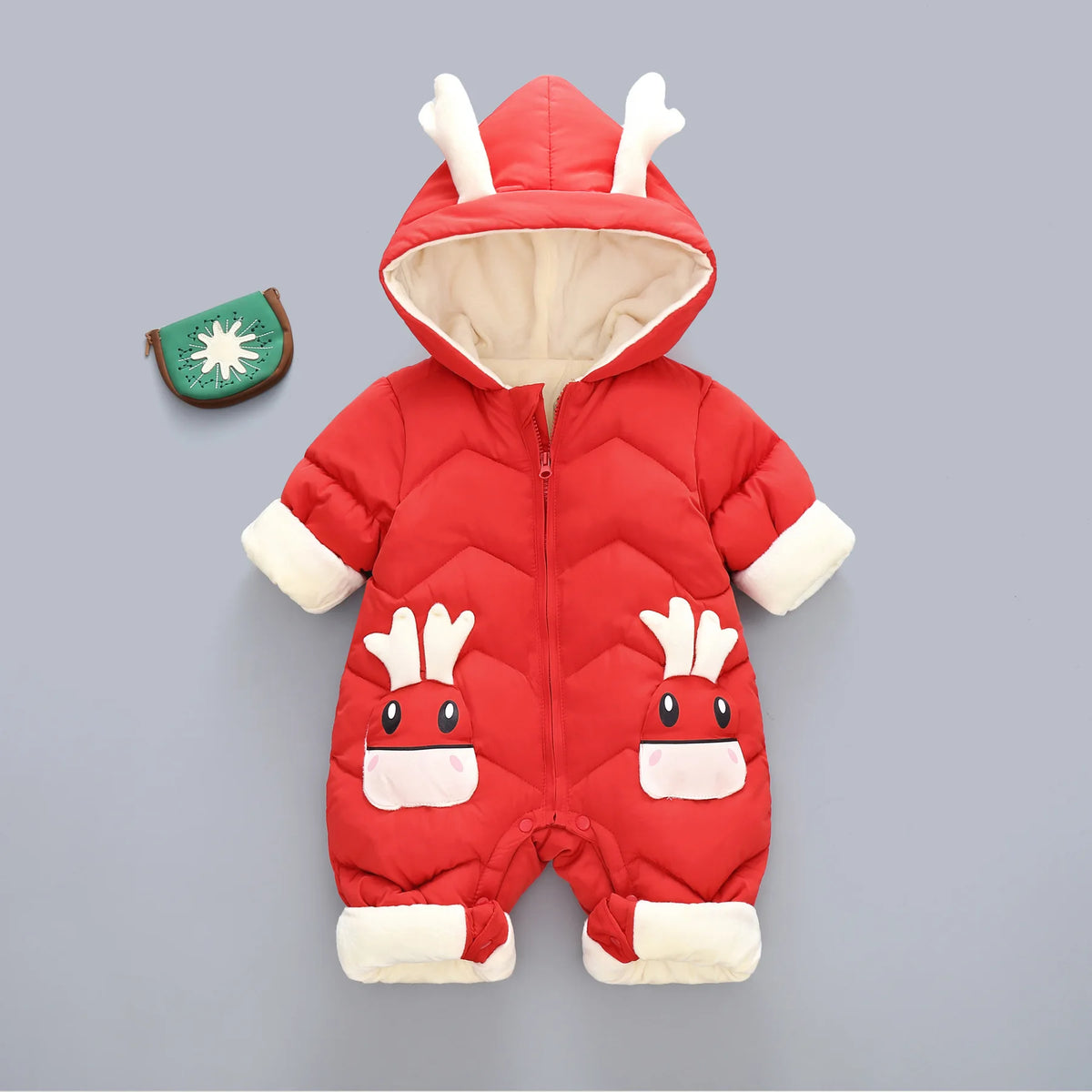 2026 New Born Baby Girl Clothes Winter Snowsuit Plus Velvet Thick Baby Boys Jumpsuit 0-3 Years Romper Boy Overalls Toddler Coat