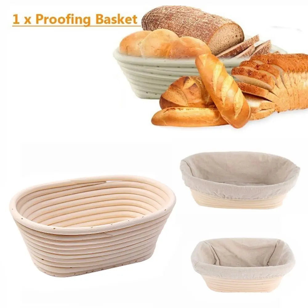 Bread  Dough Banneton Brotform Proofing Proving Baskets Fermentation Rattan Wicker Basket Country
