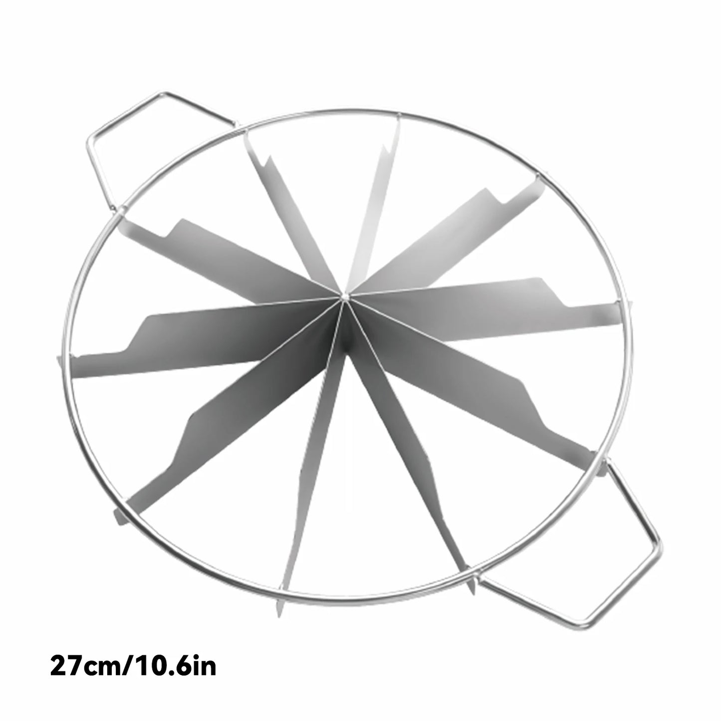 Cake Cutter Slicer Stainless Steel Pastry Portion Marker Pizza Pie Divider Even 4-10 Slices Cake Portioner Baking Tools Kitchen