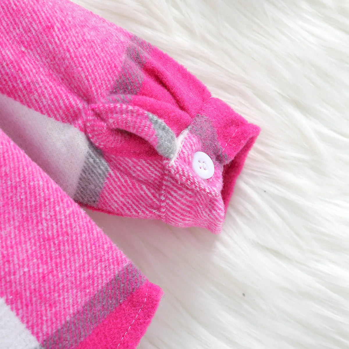 New Kid Baby Girl Boy Plaid Shirt Jacket Tops Lapel Long Sleeve Button Up Coat Spring Autumn Children Clothing