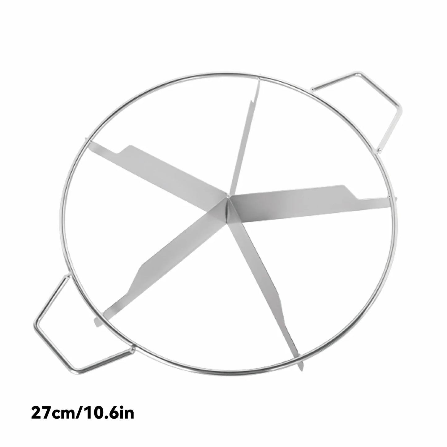 Cake Cutter Slicer Stainless Steel Pastry Portion Marker Pizza Pie Divider Even 4-10 Slices Cake Portioner Baking Tools Kitchen