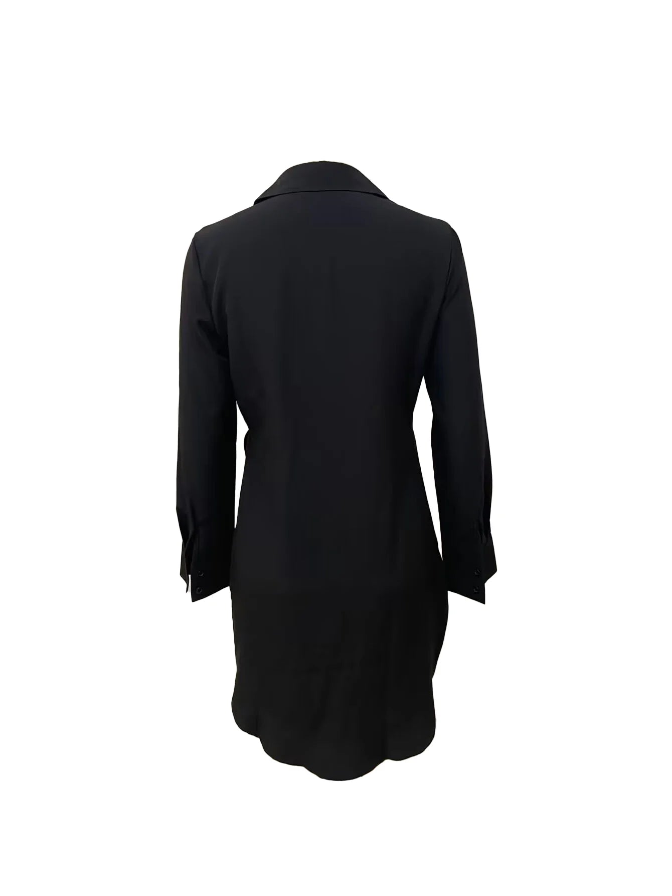 18155European and American women's fashion casual sexy street cute slit shirt