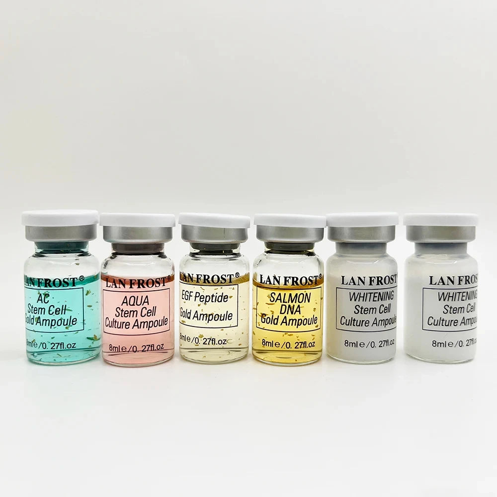 Korea 8ml BB Cream Glow Ampoule Essence Kit Woman&Man Facial Niacinamide/Salmon DNA Foundation Moisturizing Skin Care Beauty