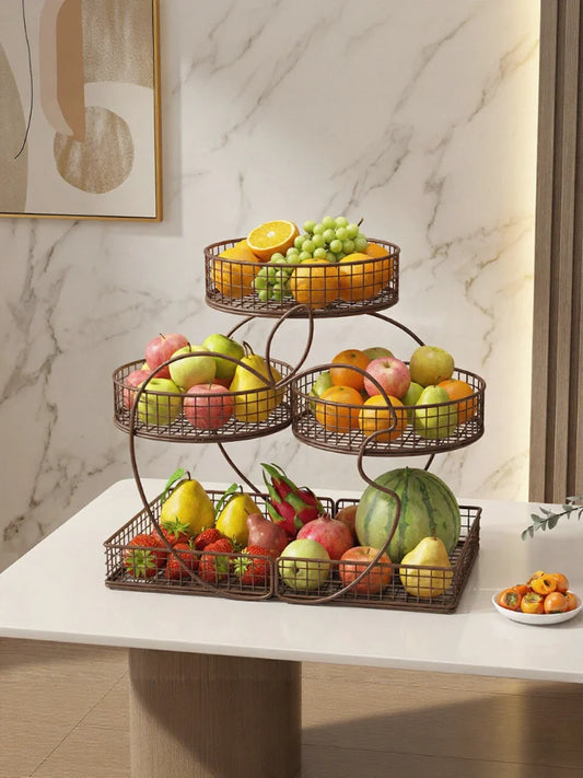 Luxury Fruit Tray Elegant Candy Display Plate Sofa Table Snack High Aesthetic Value Dry Fruit Tray Neifeng Storage Organizer