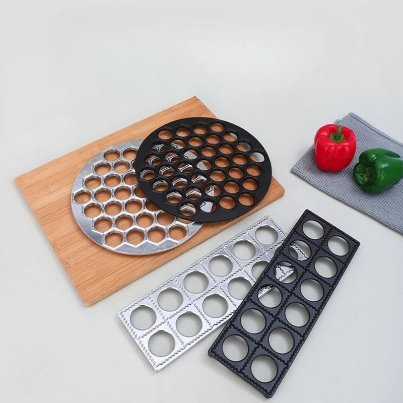 Ravioli Mold Dumpling Mould DIY Dumplings Maker Ravioli Maker Mould Alloy Aluminum Ravioli Stamp Cutter Mold Kitchen Accessories