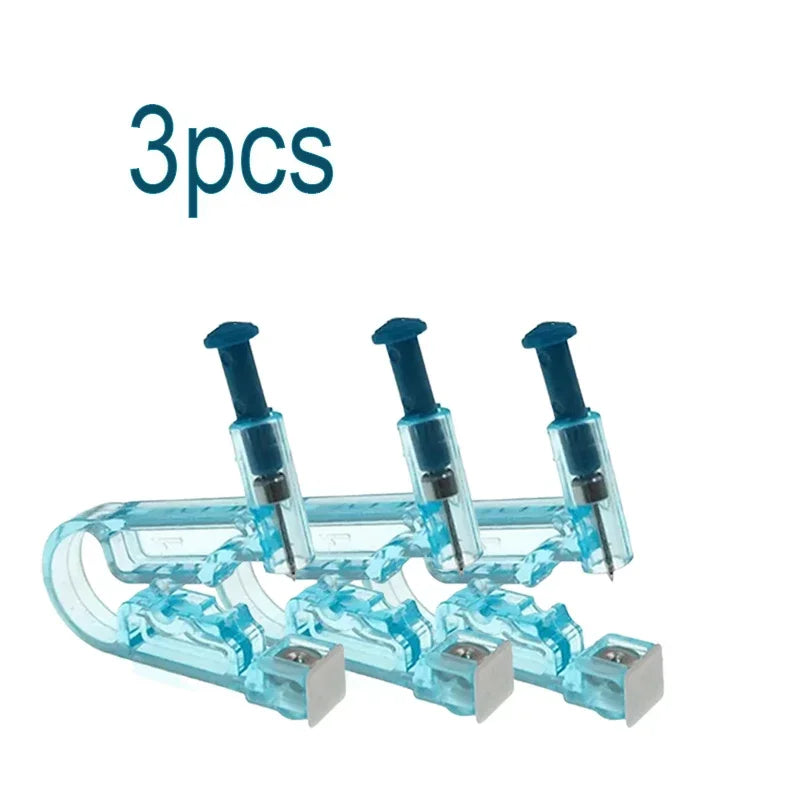 10 Pcs Disposable Sterile Ear Piercing Set Cartilage Tragus Helix Piercing Gun No Pain Piercer Tool Machine Kit Stud Jewelry