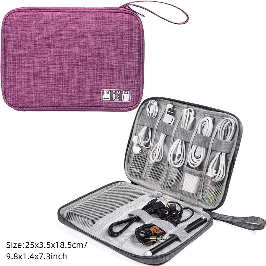 Fashion Solid Color Makeup Bag Large Capacity Travel Cosmetic Organizer Portable Toiletry Bag for Women