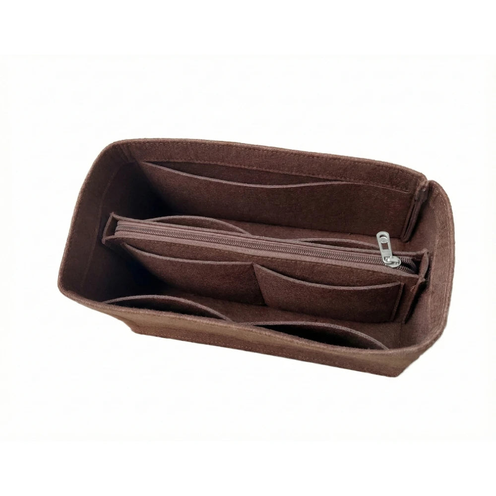 Organisateur de Sac Felt Purse Insert Organizer for Luxury Handbag Speedy 25 30 35 Makeup Bag Shaper Liner Travel Inner Pouch