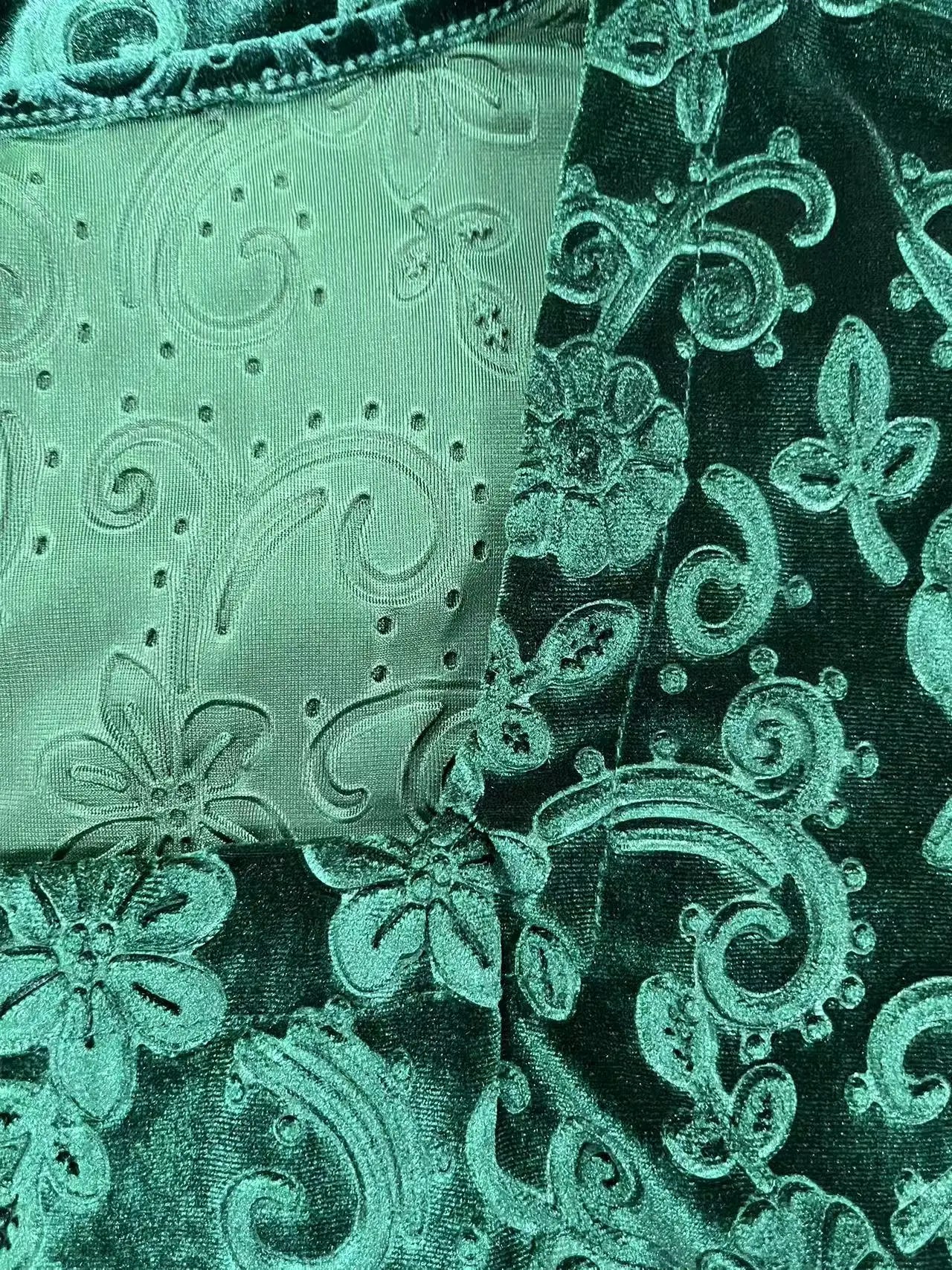 Plus size women's fashion Korean fleece fabric elegant bohemian long sleeve dress