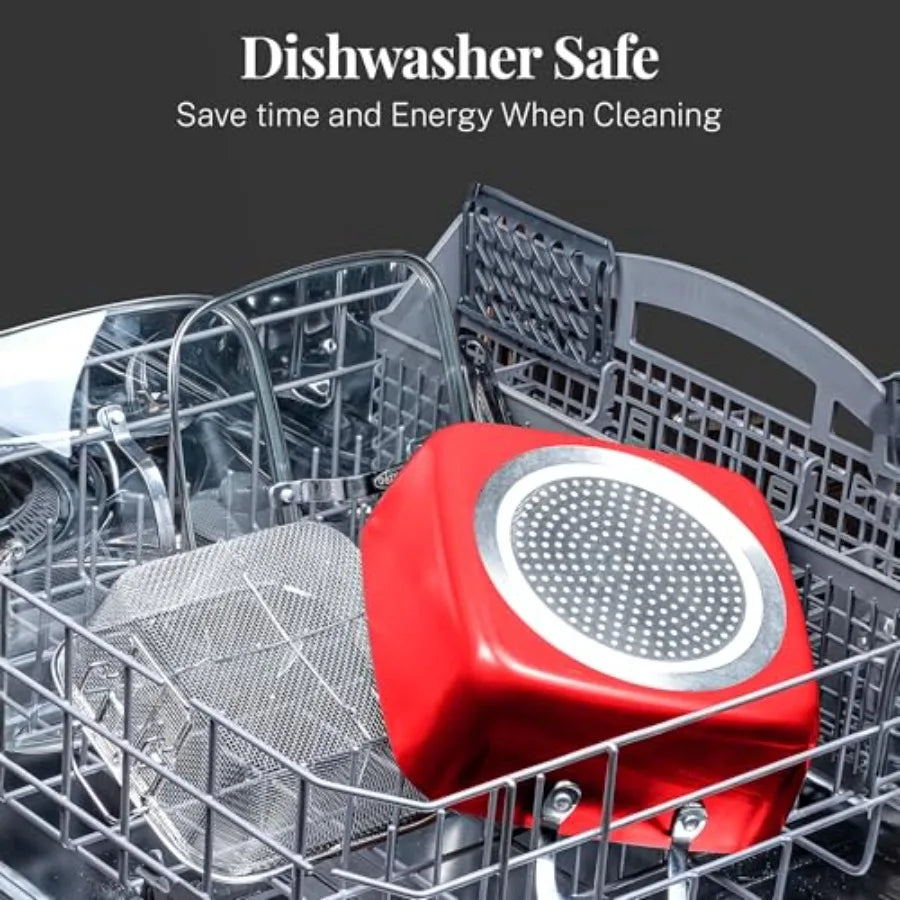 20 Pc Pots and Pans Set Nonstick Cookware + Bakeware Set Complete Ceramic for Kitchen Non Stick with Lids Dishwasher Oven Safe