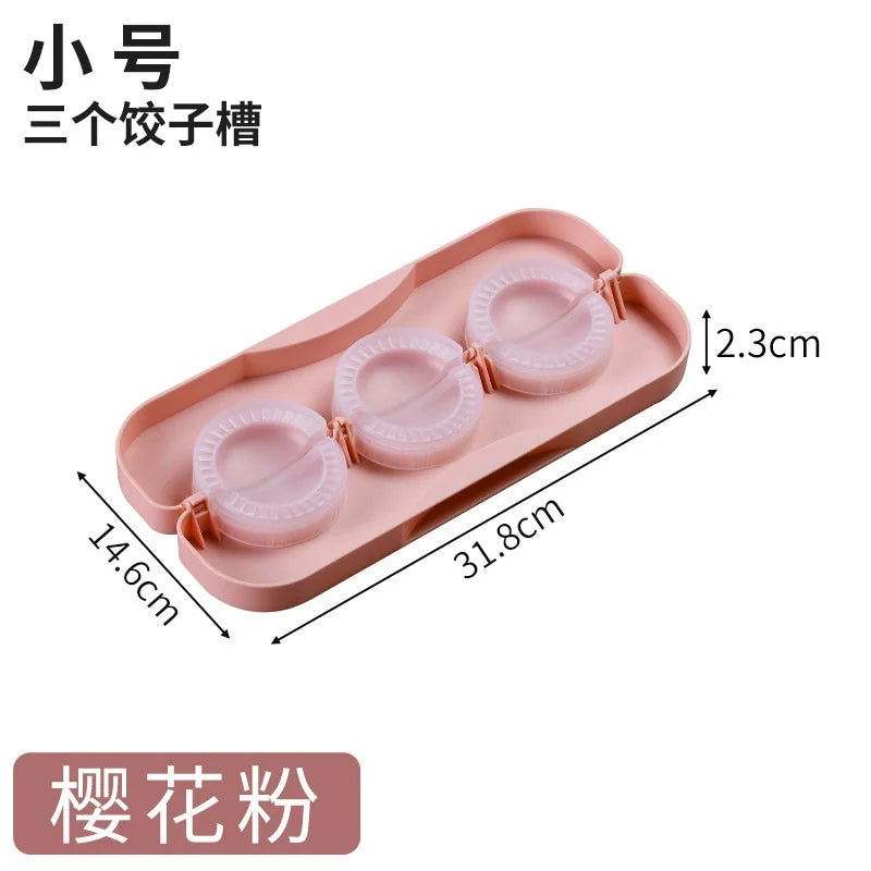 8-Grid Dumpling Making Mold Pleated Pressing Edge Design Dumpling Mould Labor-Saving Dumpling Maker Kitchen Accessories