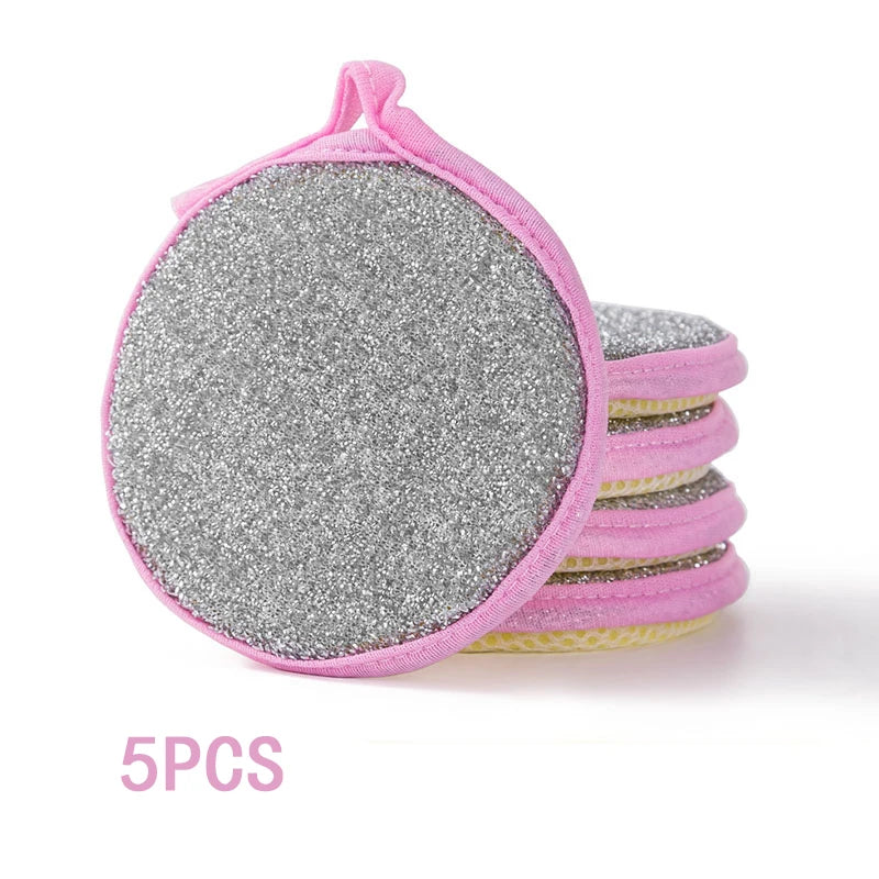 5/10/20pcs Magic Sponge Double-sided Dishwashing Pan Pot Dish Wash Rust Stain Sponge Kitchen Products kitchen Utensil And Home