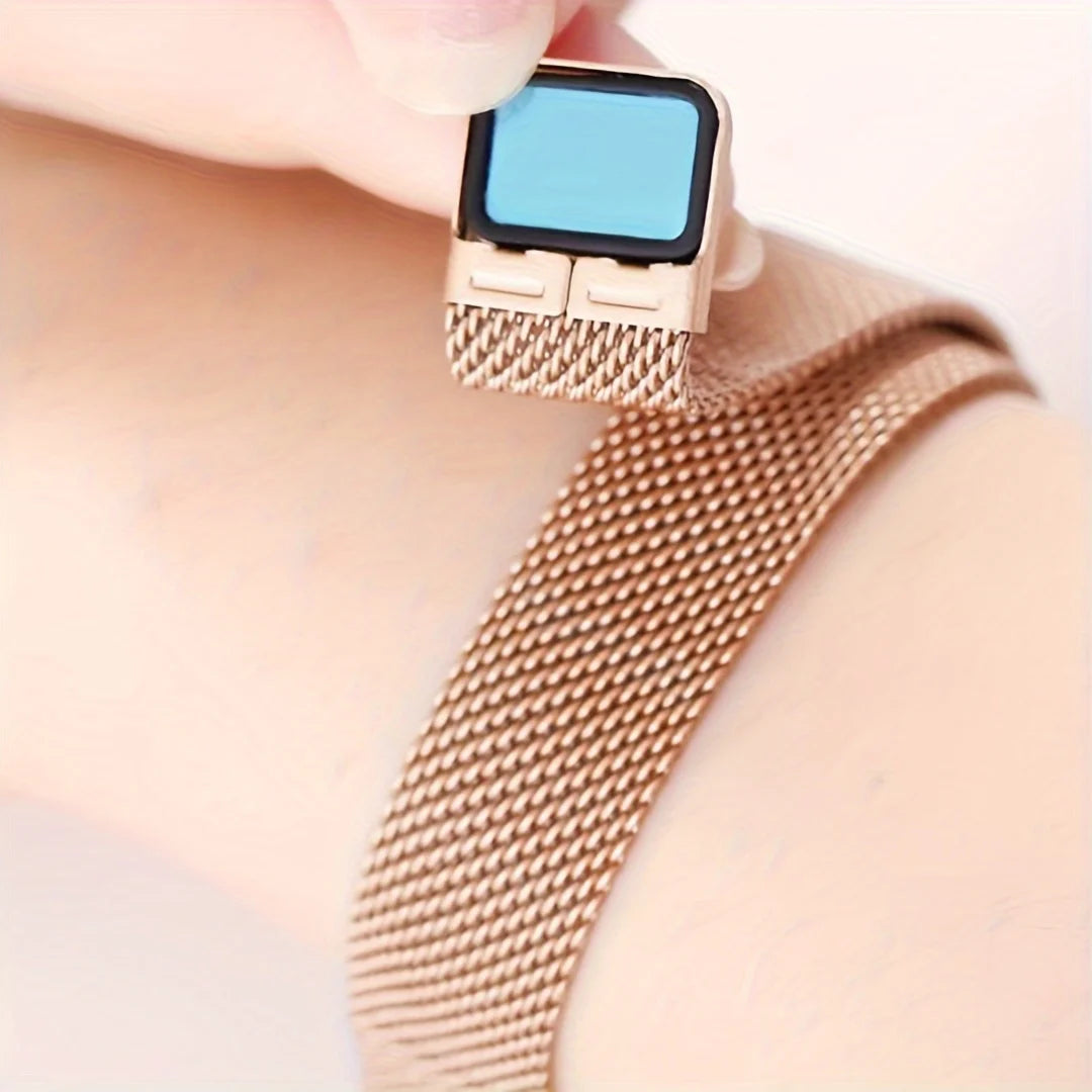 6pcs/set Women Rectangle Quartz Watch With Heart-shaped Jewelry Set (Box Not Include )