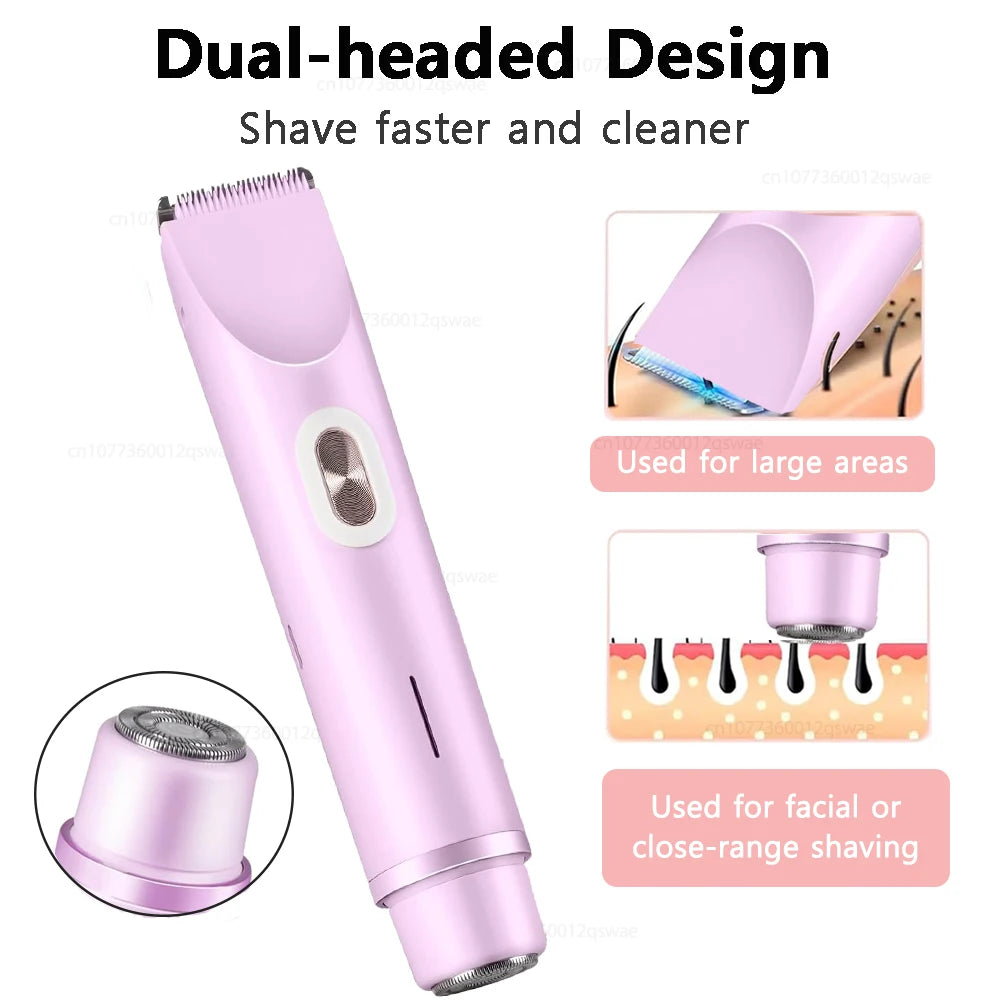 Electric Razor Woman Shaver Painless Mustache Epilator Leg Bikini Body Hair Trimmer for Women Facial Epilator Hair Remover