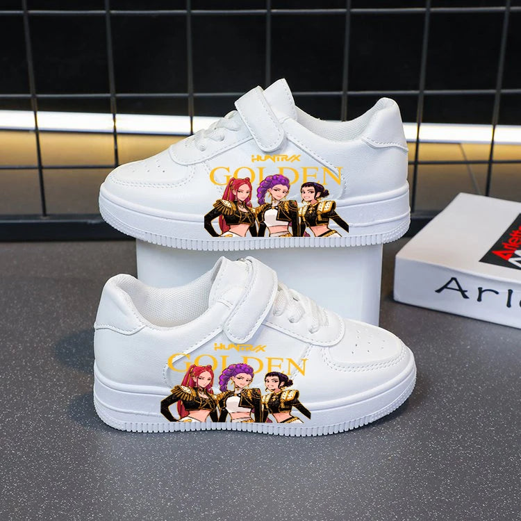 Kpop Demon Hunters Shoes Kids Sport Shoes Disney Children Casual Sneakers Basket Shoes Size 26-37