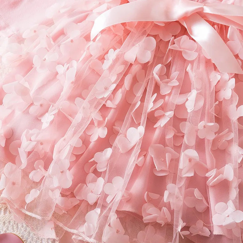 K-Pop Hunters Zoey Mira Rumi Girl Long Sleeve Princess Dress Butterfly Kid Casual Spring Beautiful Birthday Party Dress 2-6Y