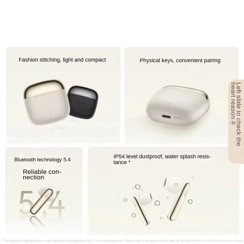 Wireless Bluetooth Headphones, 5.3,TWS HD Microphone,Hi-Fi Noise-Cancelling Sports Headphones,Sports Earphones In-Ear