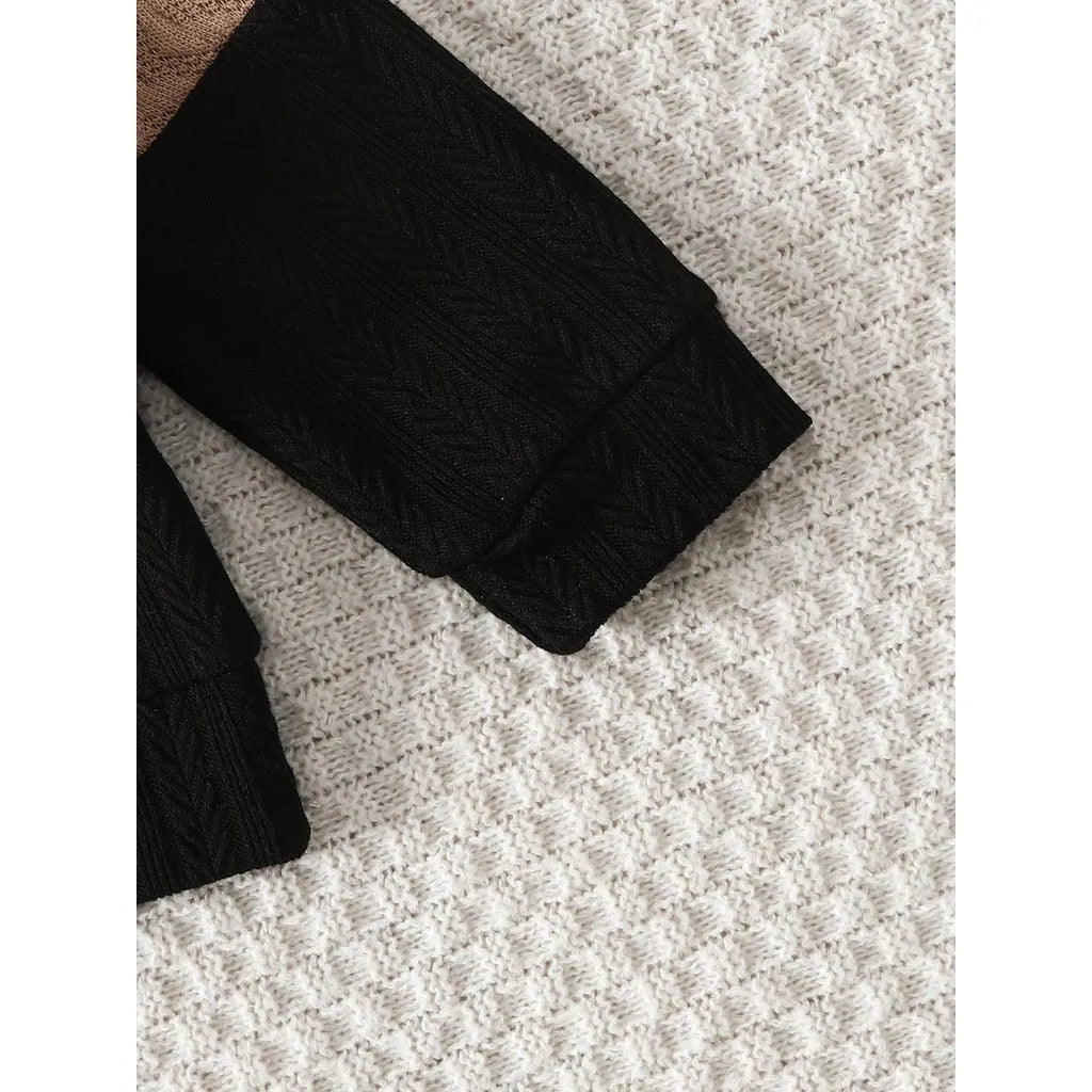 0-3 Years Baby&Kids Boy Clothing Set Three Color Spliced Top+Pants 2PCS Autumn and Winter Clothes Fashion Toddler Boy Costume