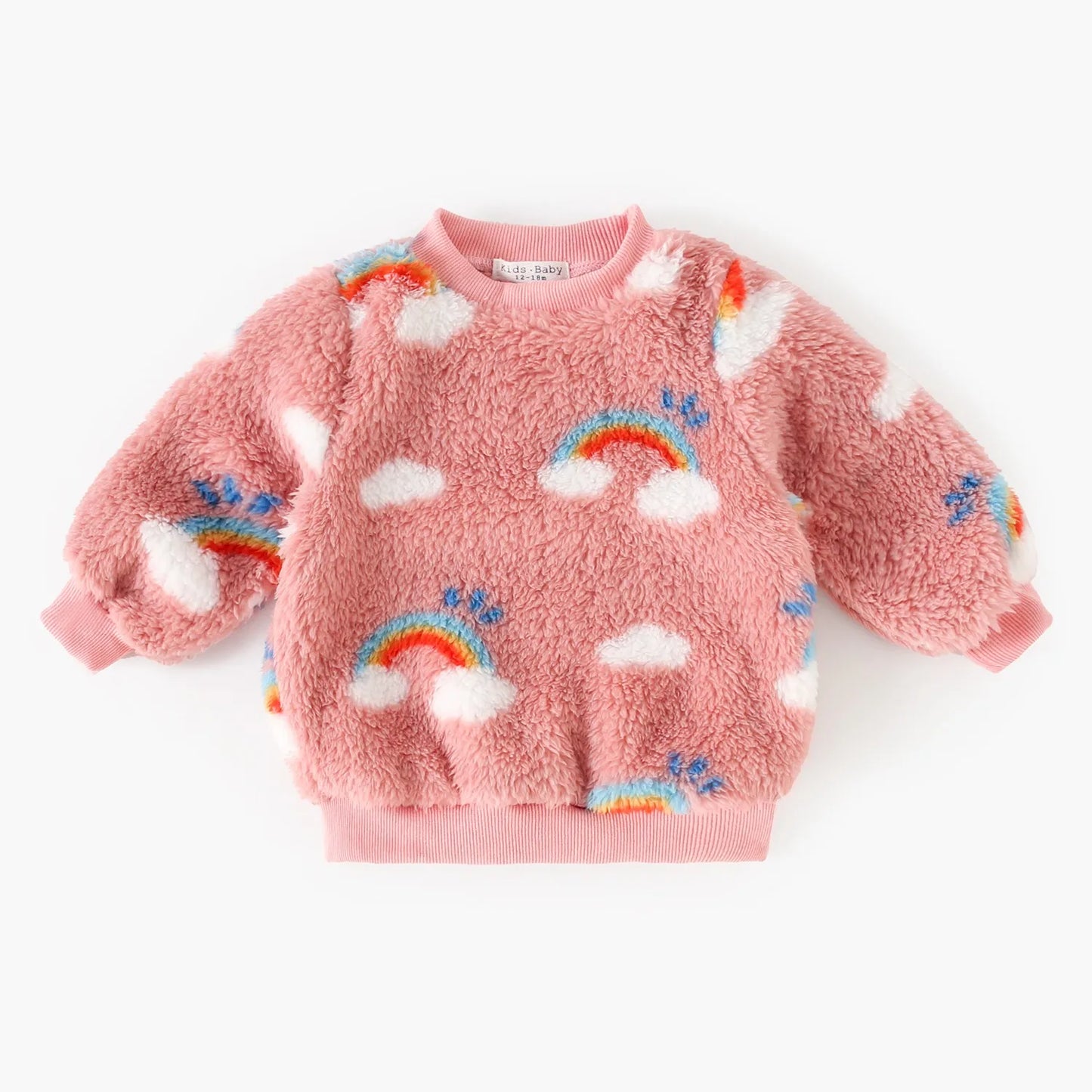 Sanlutoz Winter Baby Girls Clothing Sets Warm Long Sleeve Tops + Trousers 2Pcs Cute