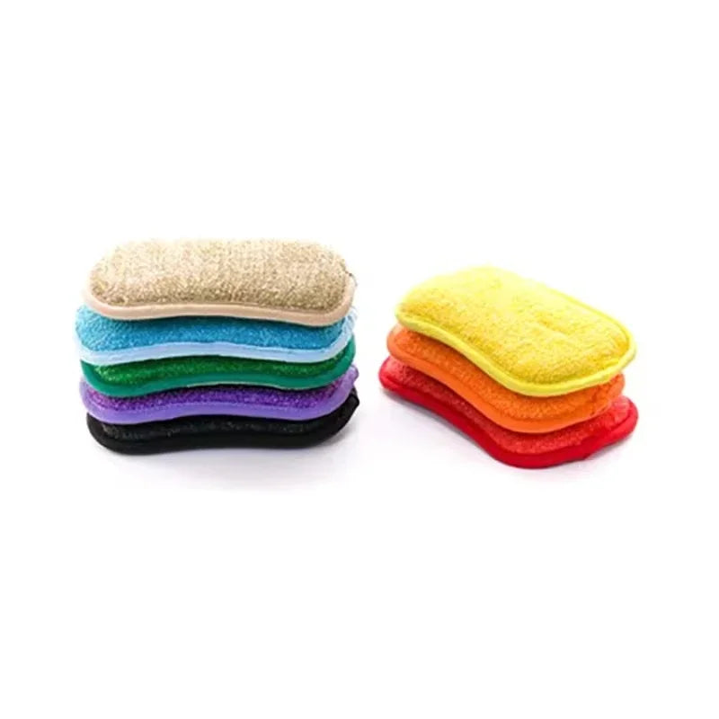 5/10/20pcs Magic Sponge Double-sided Dishwashing Pan Pot Dish Wash Rust Stain Sponge Kitchen Products kitchen Utensil And Home