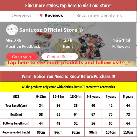 Sanlutoz Winter Baby Girls Clothing Sets Warm Long Sleeve Tops + Trousers 2Pcs Cute