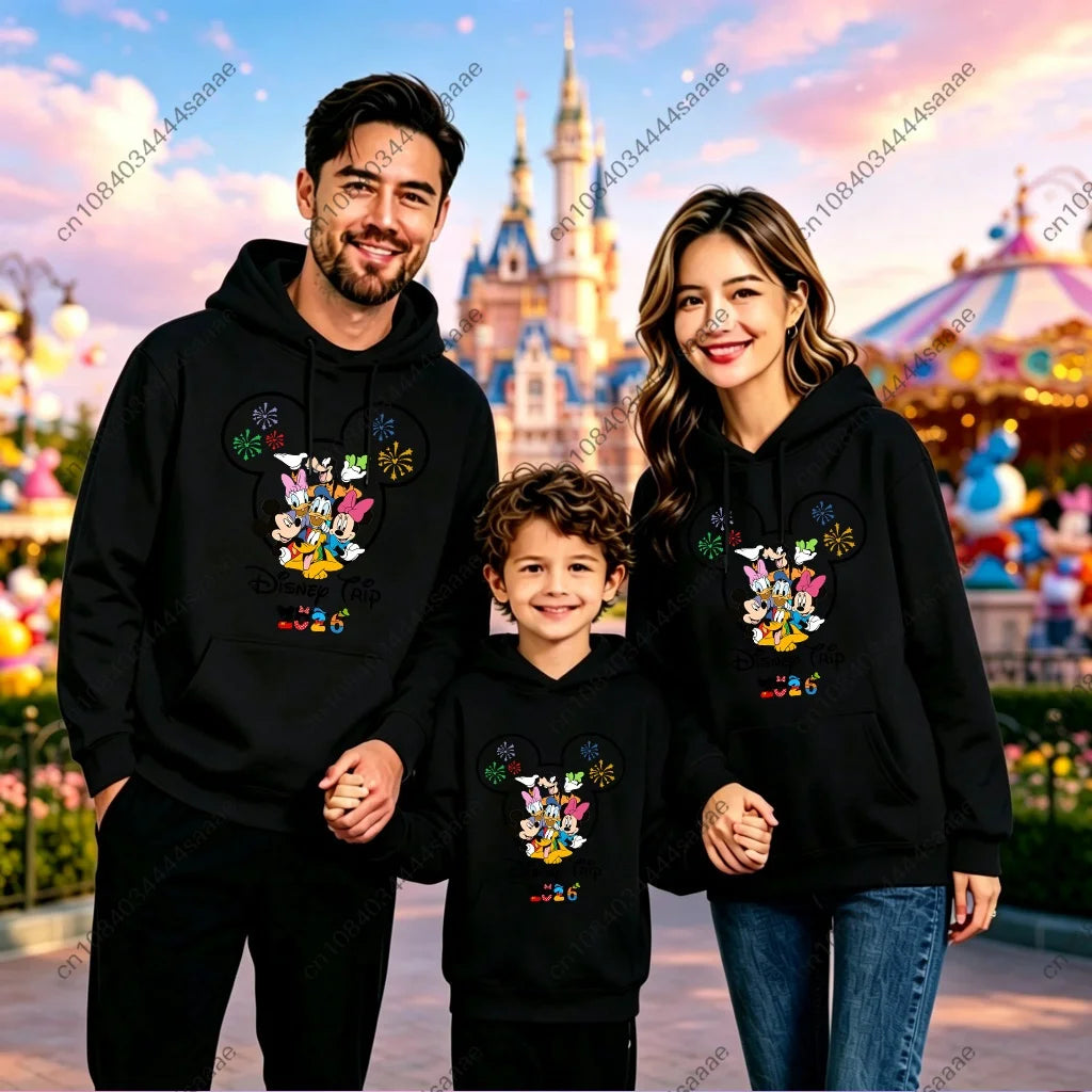 Autumn  Trip 2026 Family Matching Hoodie  Friends Print Women Men Kid Sweatshirt Land Vacation Pullover