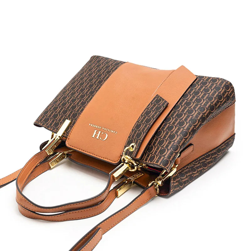 Large Capacity Design Brand Women's Bag Letters Temperament Fashion Design Sense Versatile Shopping Elegant Crossbody