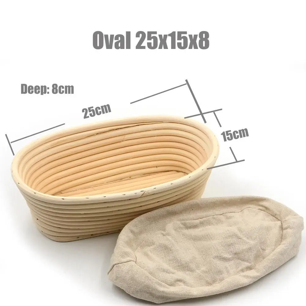 Bread  Dough Banneton Brotform Proofing Proving Baskets Fermentation Rattan Wicker Basket Country