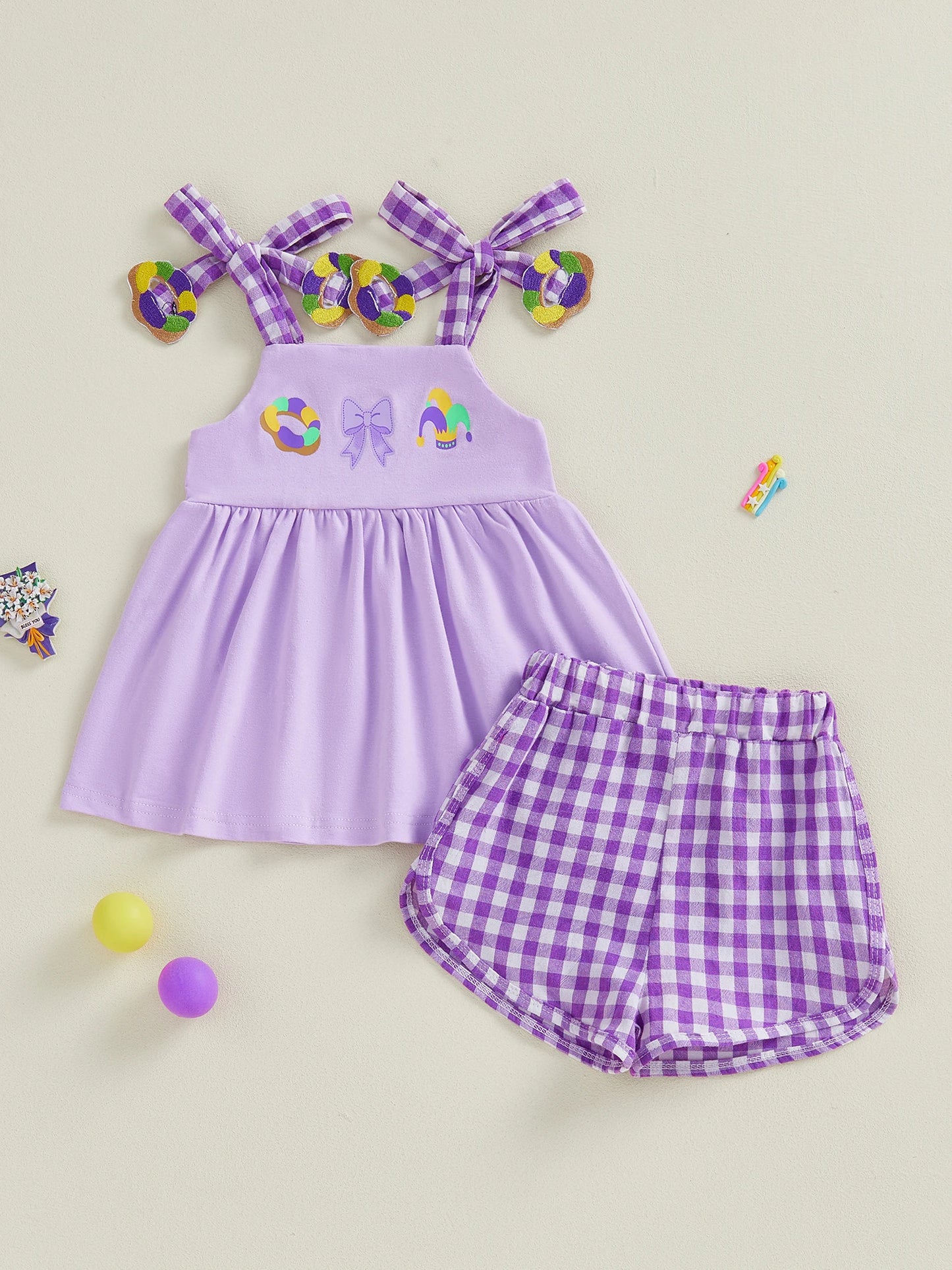 Girls Summer Floral Print Ruffle Sleeveless Top and Denim Shorts Set for Toddler Kids Beach Outfit 2 Piece Suit