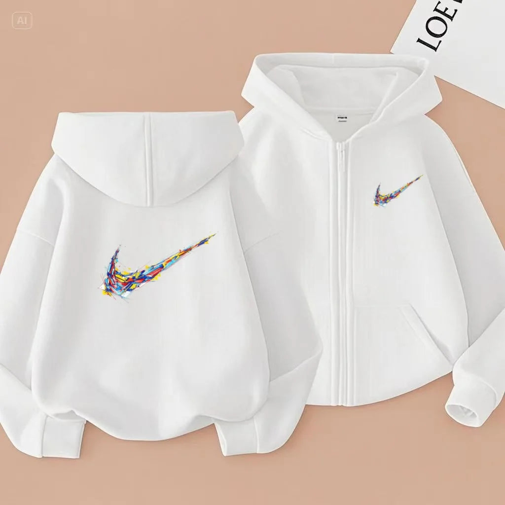 Children's Sportswear, Loose Sports Jackets, Boys and Girls Aged 3 to 12, Zipper Sportswear and Hoodies for Teenagers