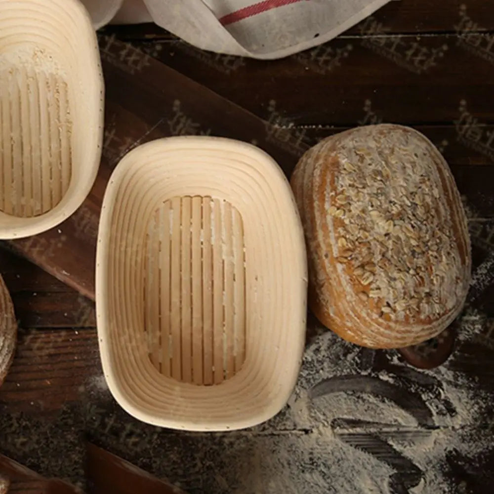 Bread  Dough Banneton Brotform Proofing Proving Baskets Fermentation Rattan Wicker Basket Country