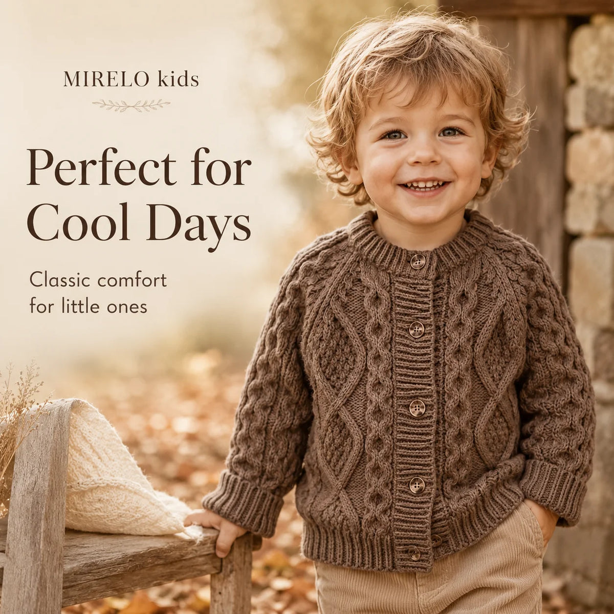 Autumn Sweater Children's Clothes Sweater Knit Cardigan for Girls Boys Long Sleeve Keep Warm Thickened Jacket Outfit Coat