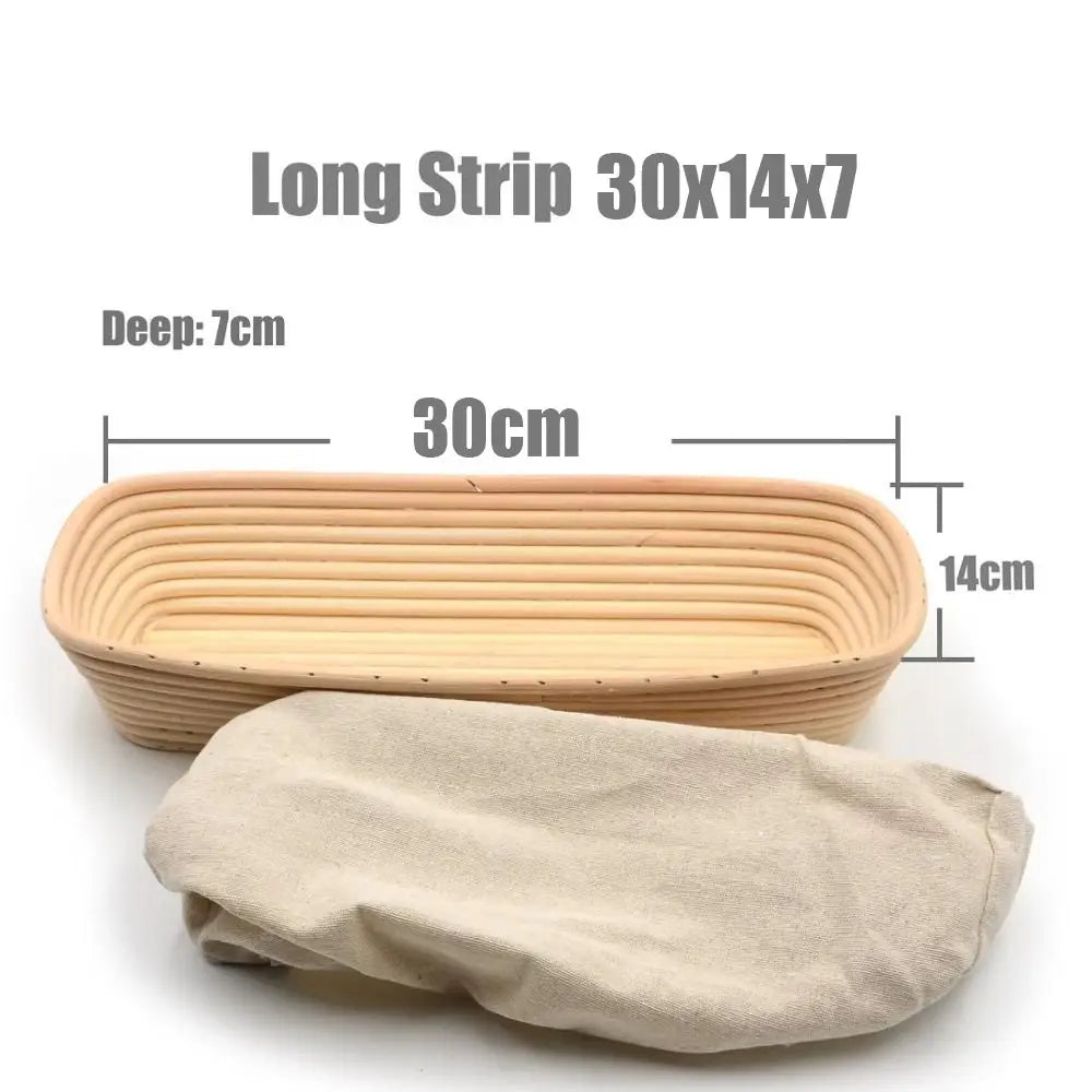 Bread  Dough Banneton Brotform Proofing Proving Baskets Fermentation Rattan Wicker Basket Country