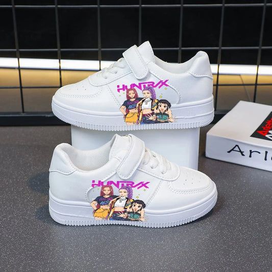 Kpop Demon Hunters Shoes Kids Sport Shoes Disney Children Casual Sneakers Basket Shoes Size 26-37