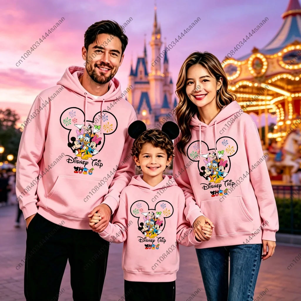 Autumn  Trip 2026 Family Matching Hoodie  Friends Print Women Men Kid Sweatshirt Land Vacation Pullover