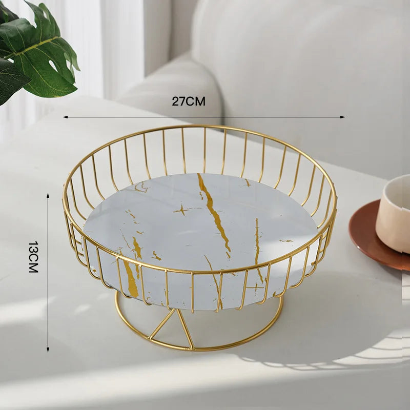 Fruit tray Home living room coffee table high-end snacks placed tray dessert tray reception advanced sense of candy plate