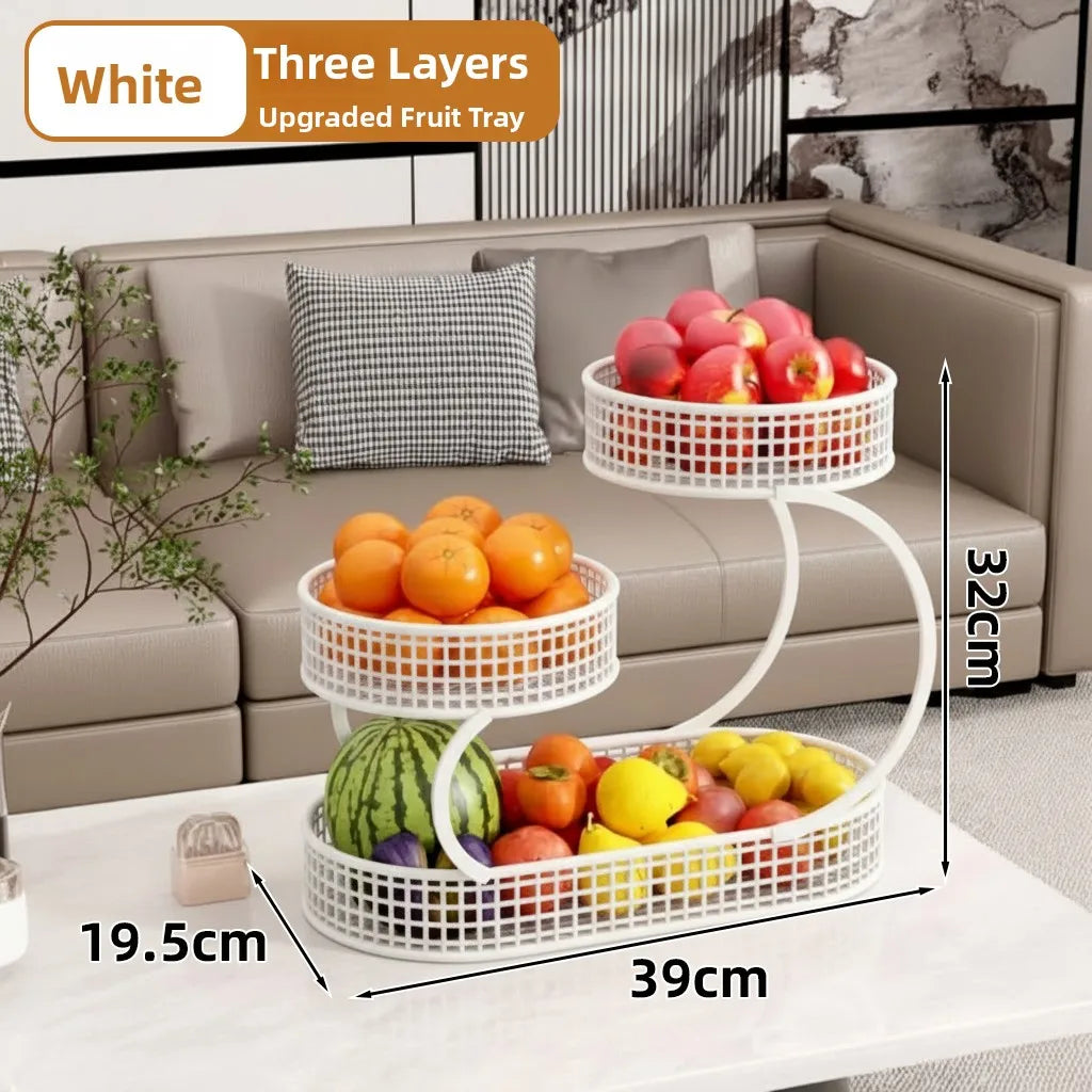 Luxury Fruit Tray Elegant Candy Display Plate Sofa Table Snack High Aesthetic Value Dry Fruit Tray Neifeng Storage Organizer