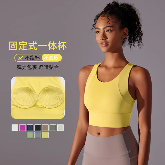 Yoga Sports Bras For Woman 2025 Summer Fitness Women's Bras Push Up Underwear Sportswear Woman Gym Female Crop Tops Yoga Clothes