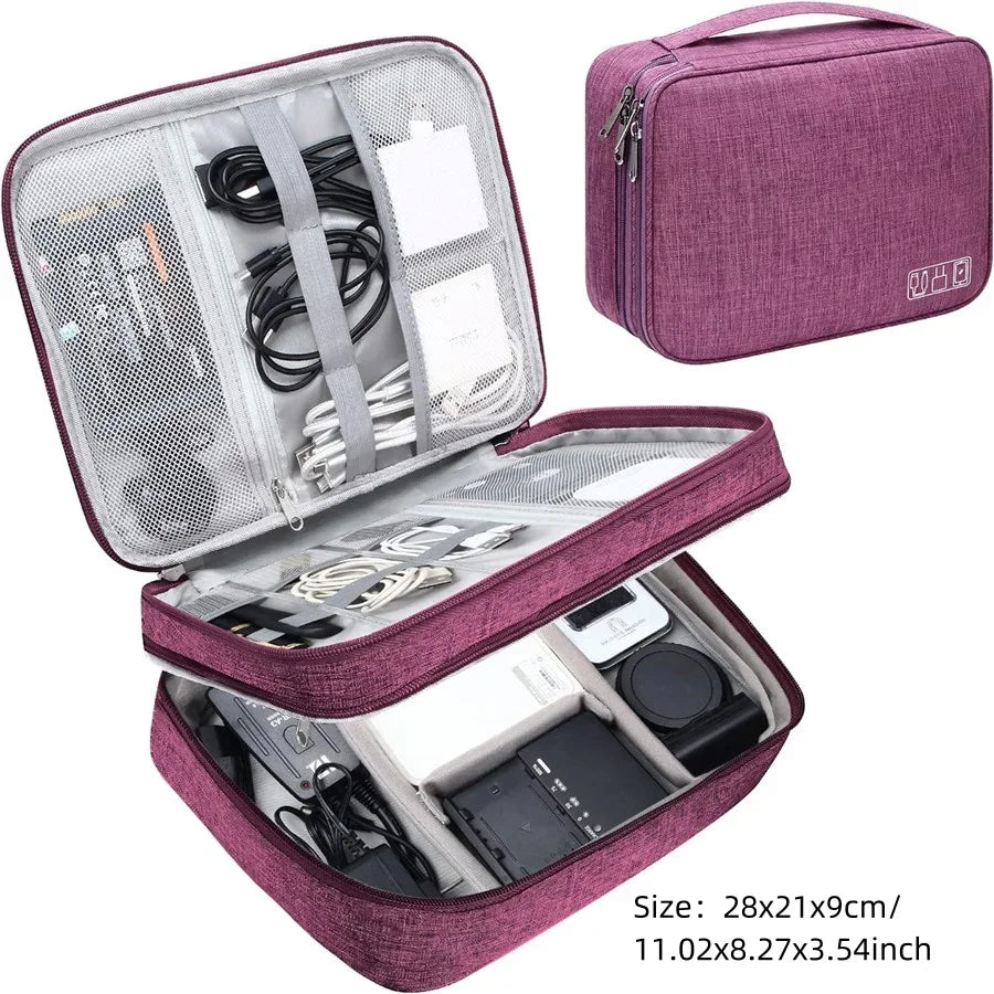 Fashion Solid Color Makeup Bag Large Capacity Travel Cosmetic Organizer Portable Toiletry Bag for Women