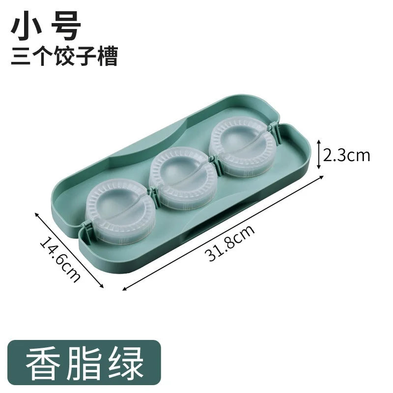 8-Grid Dumpling Making Mold Pleated Pressing Edge Design Dumpling Mould Labor-Saving Dumpling Maker Kitchen Accessories